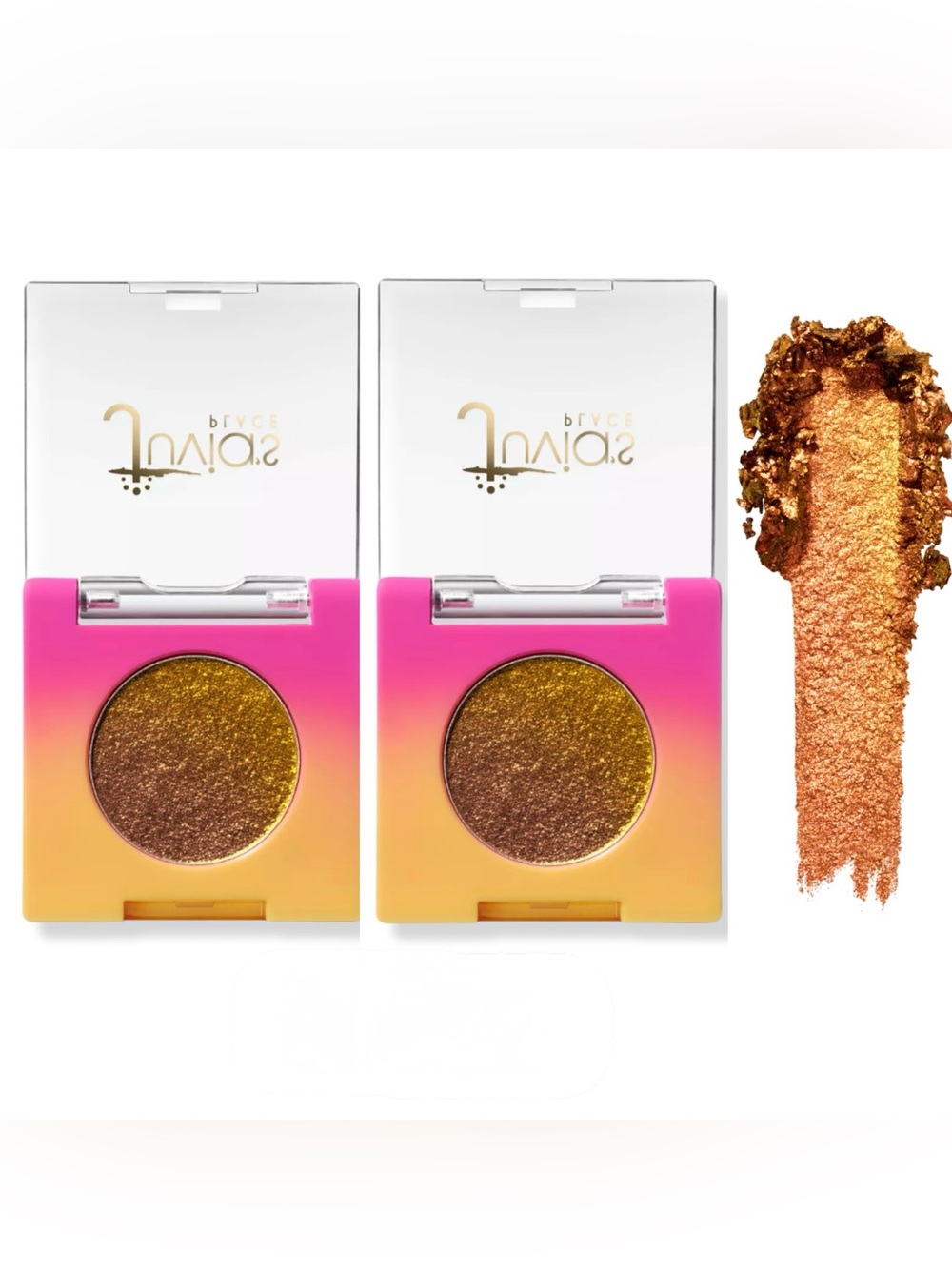 NEW 2x Juvia’s Place Culture Multichrome Shadow in IT Girl orange gold Full Size